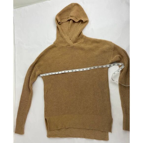 Cynthia Rowley Hooded Waffle Knit Tunic Sweater - Women's Size Small - Picture 5 of 10